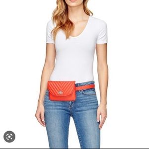 NWT Sam Edelman Hallie Quilted Flap Shoulder/Belt Bag